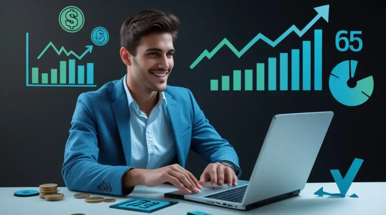 Entrepreneur réussissant avec son e-commerce en 2025 - croissance ventes et stratégie business
