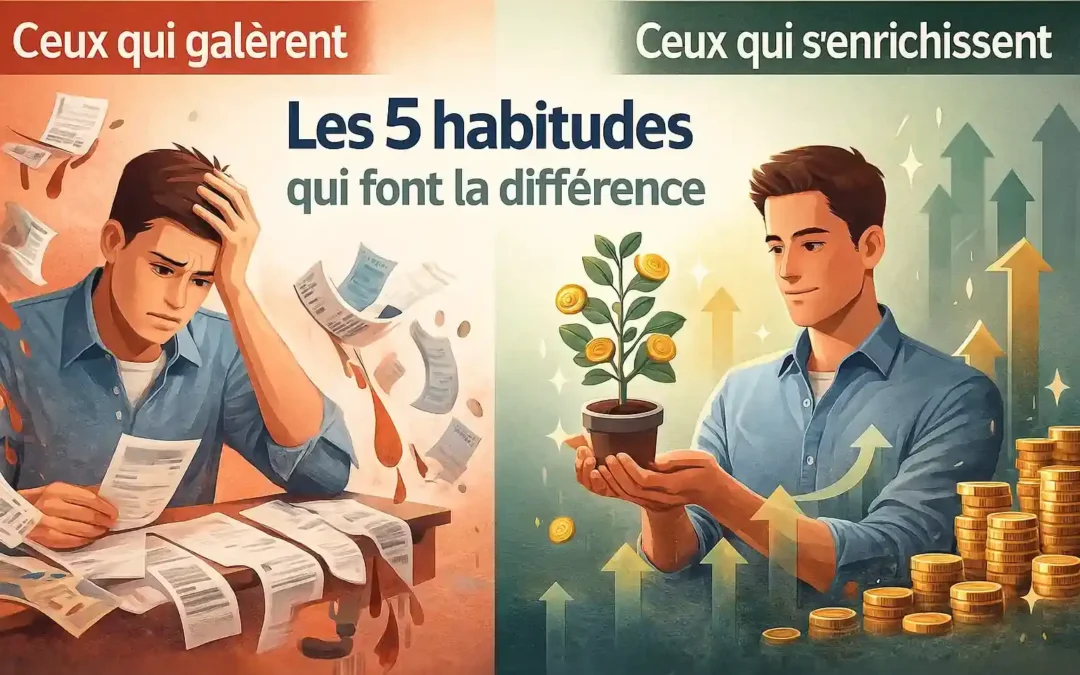 Les 5 habitudes financières qui séparent ceux qui galèrent… de ceux qui rentrent vraiment de l&rsquo;argent