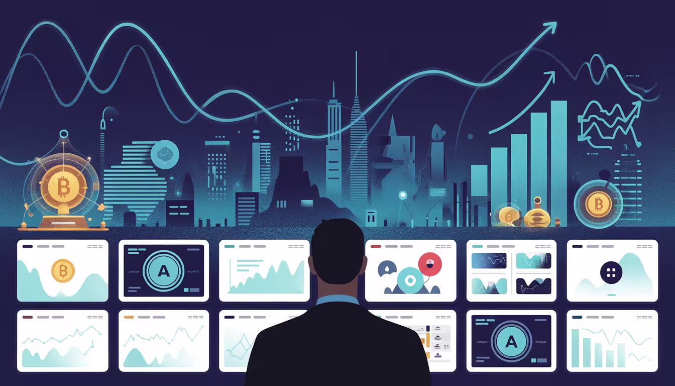 Illustration futuriste montrant les technologies émergentes (IA, automatisation, data) qui créent les millionnaires en 2026