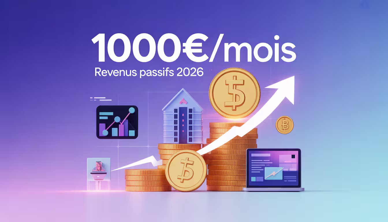 Comment Générer 1000€/Mois de Revenus Passifs en 2026 ? [Guide Réaliste]