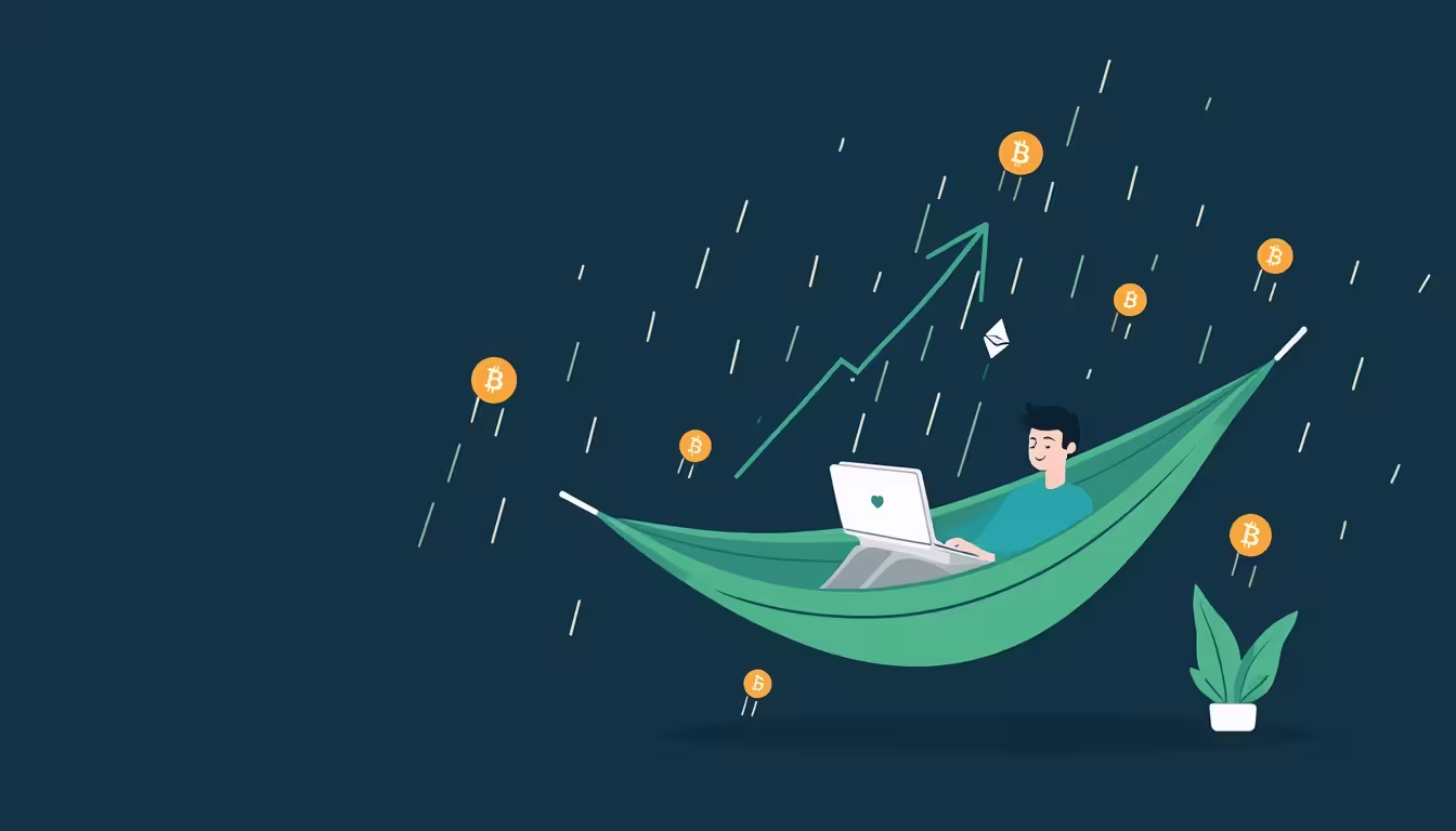 La stratégie du paresseux : Comment investir en crypto sans jamais regarder les graphiques