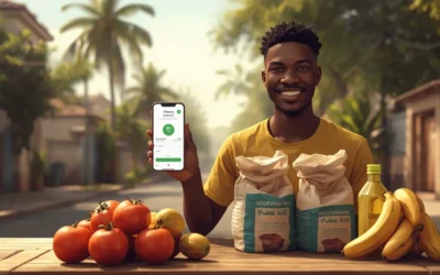 App épicerie groupée Abidjan : 500 utilisateurs = 200k FCFA/mois
