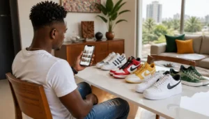 Jeune Ivoirien vendant des dunkers sur Facebook Marketplace CI pour faire 180k FCFA de profit sans livraison