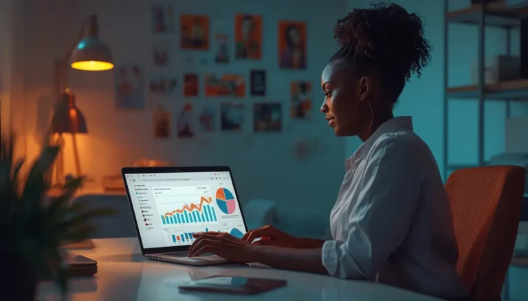 Freelance ivoirienne gérant des comptes Pinterest SEO pour des agences à Abidjan et visant 120 000 FCFA par mois
