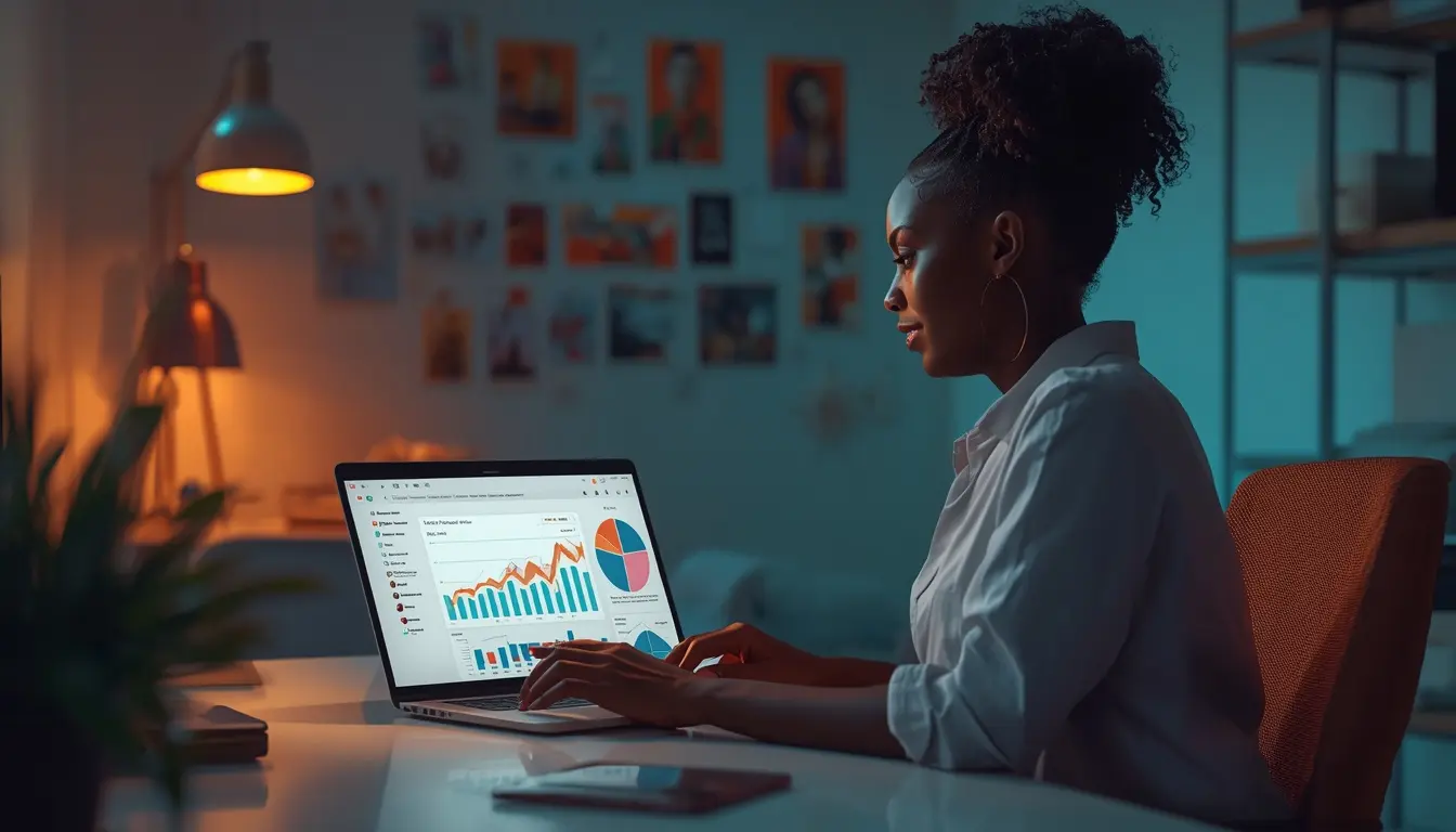 Freelance ivoirienne gérant des comptes Pinterest SEO pour des agences à Abidjan et visant 120 000 FCFA par mois